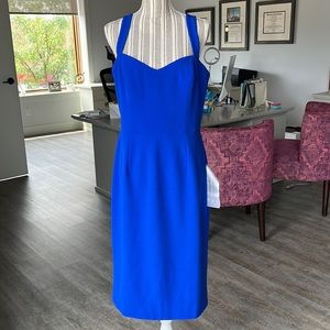 NWT Dress the Population blue dress.